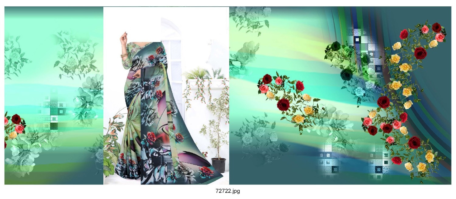 Abstract-Big-Flowe-Saree