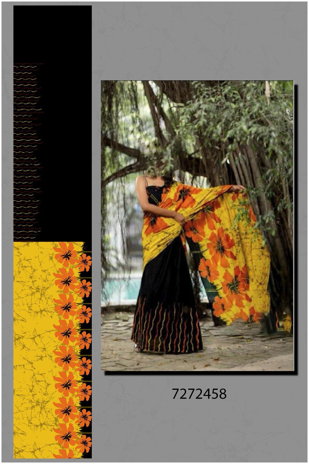 New-Drawing-Big-Flower-Treanding-Saree