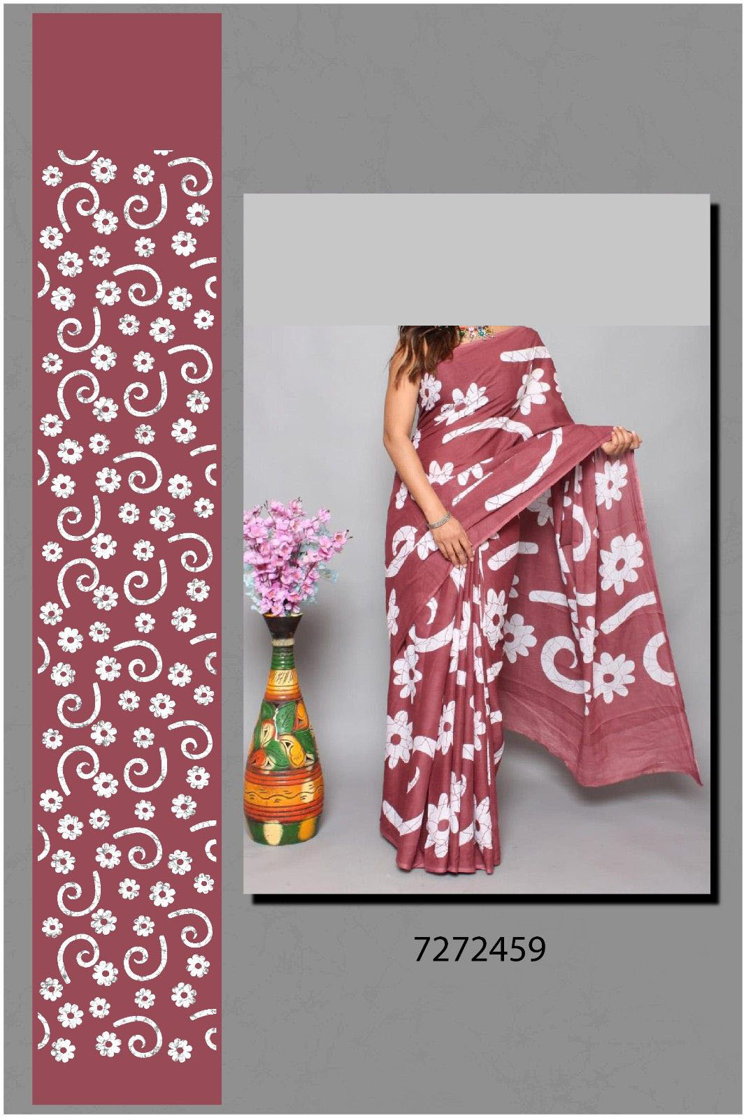 New-Drawing-Big-Flower-Treanding-Saree