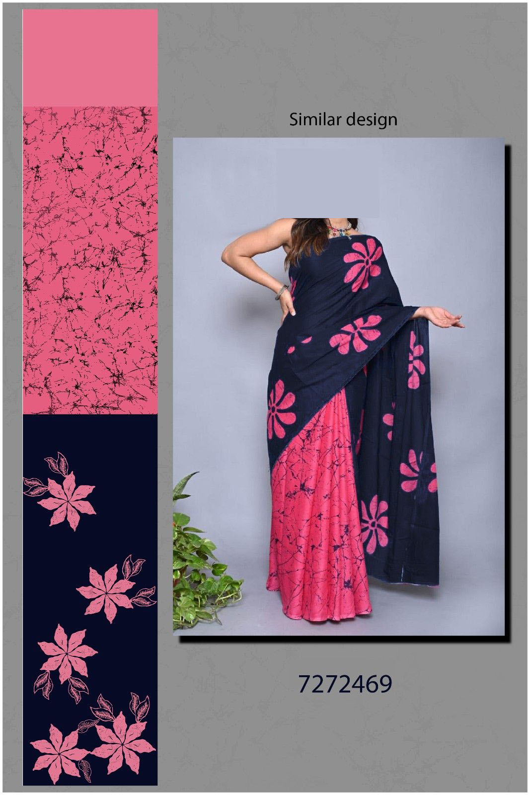 New-Drawing-Big-Flower-Treanding-Saree