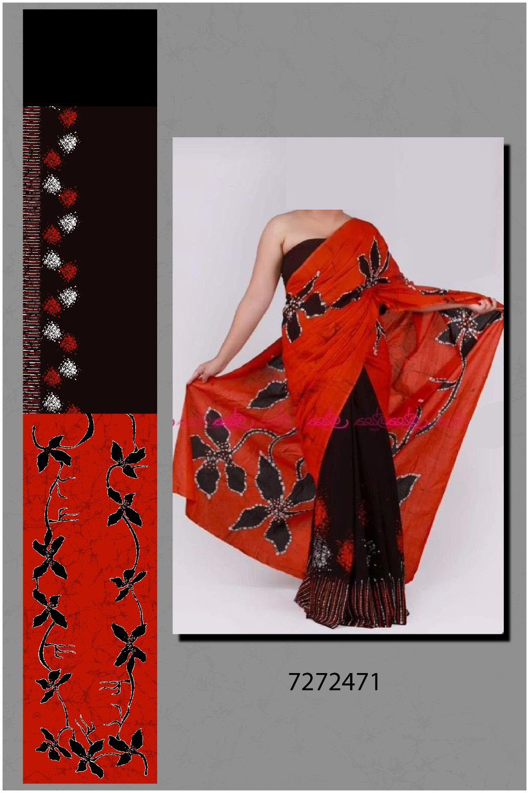 New-Drawing-Big-Flower-Treanding-Saree