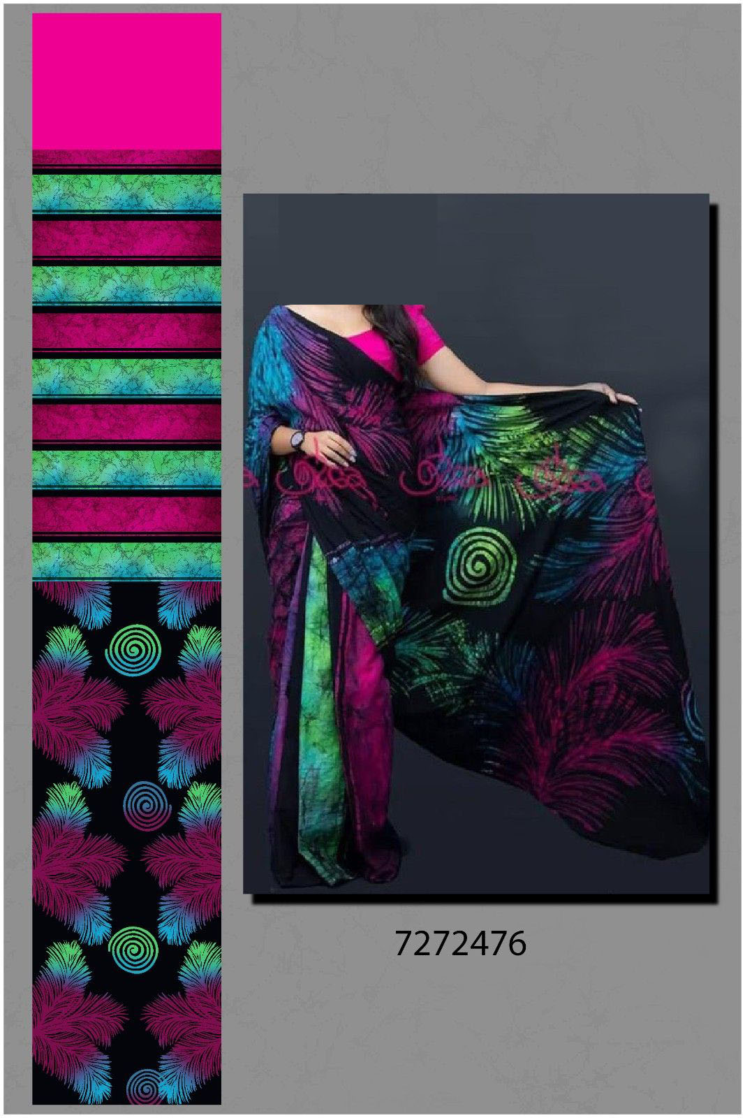 New-Drawing-Big-Flower-Treanding-Saree