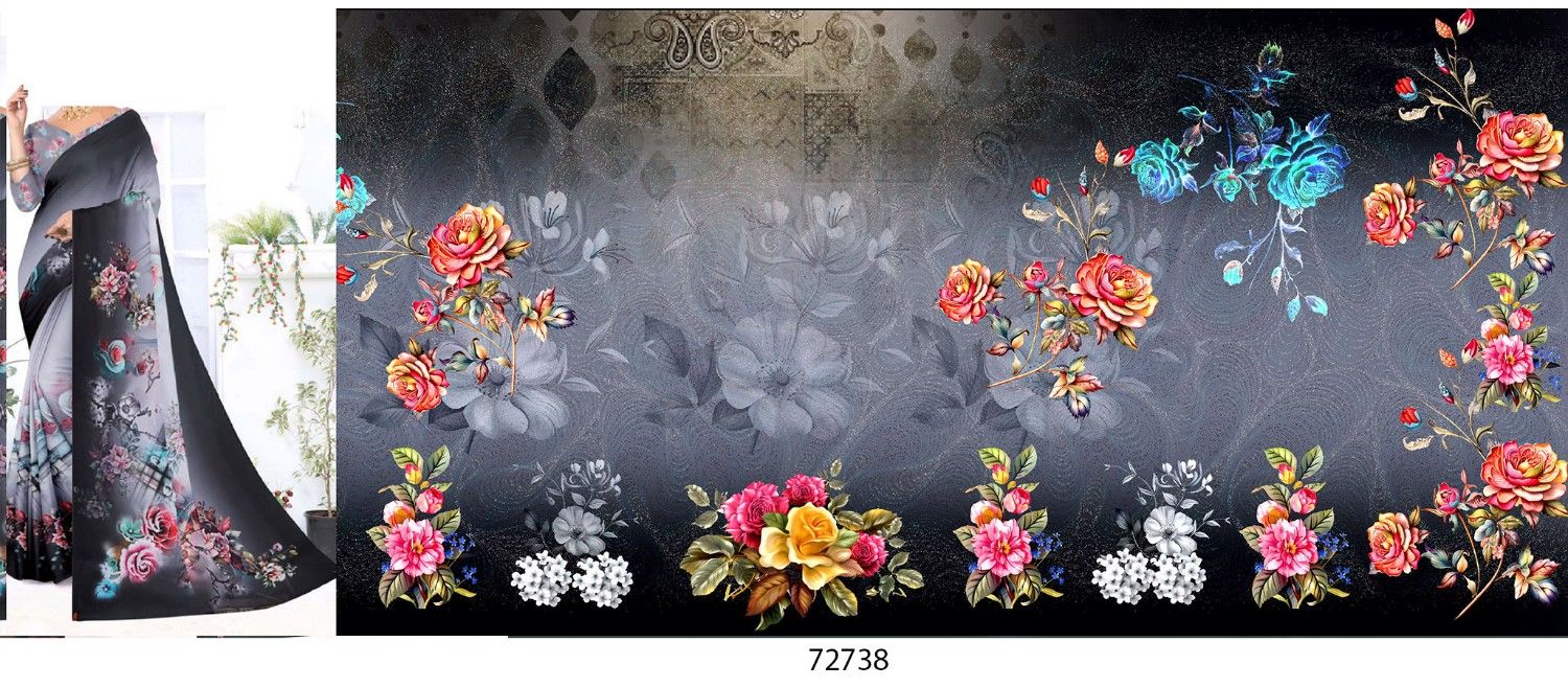 Abstract-Big-Flowe-Saree