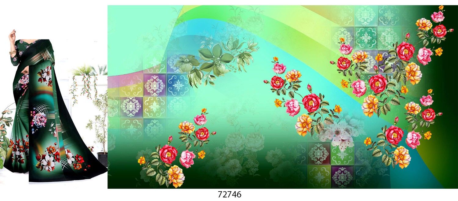 Abstract-Big-Flowe-Saree