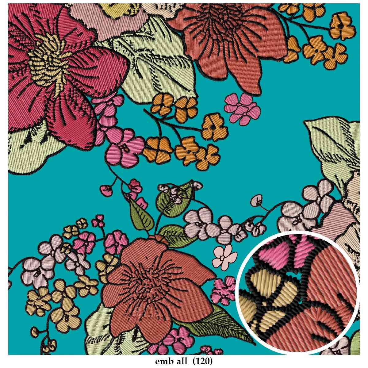 New-Embroidery-look-Big-Flower-Treanding-allover-design