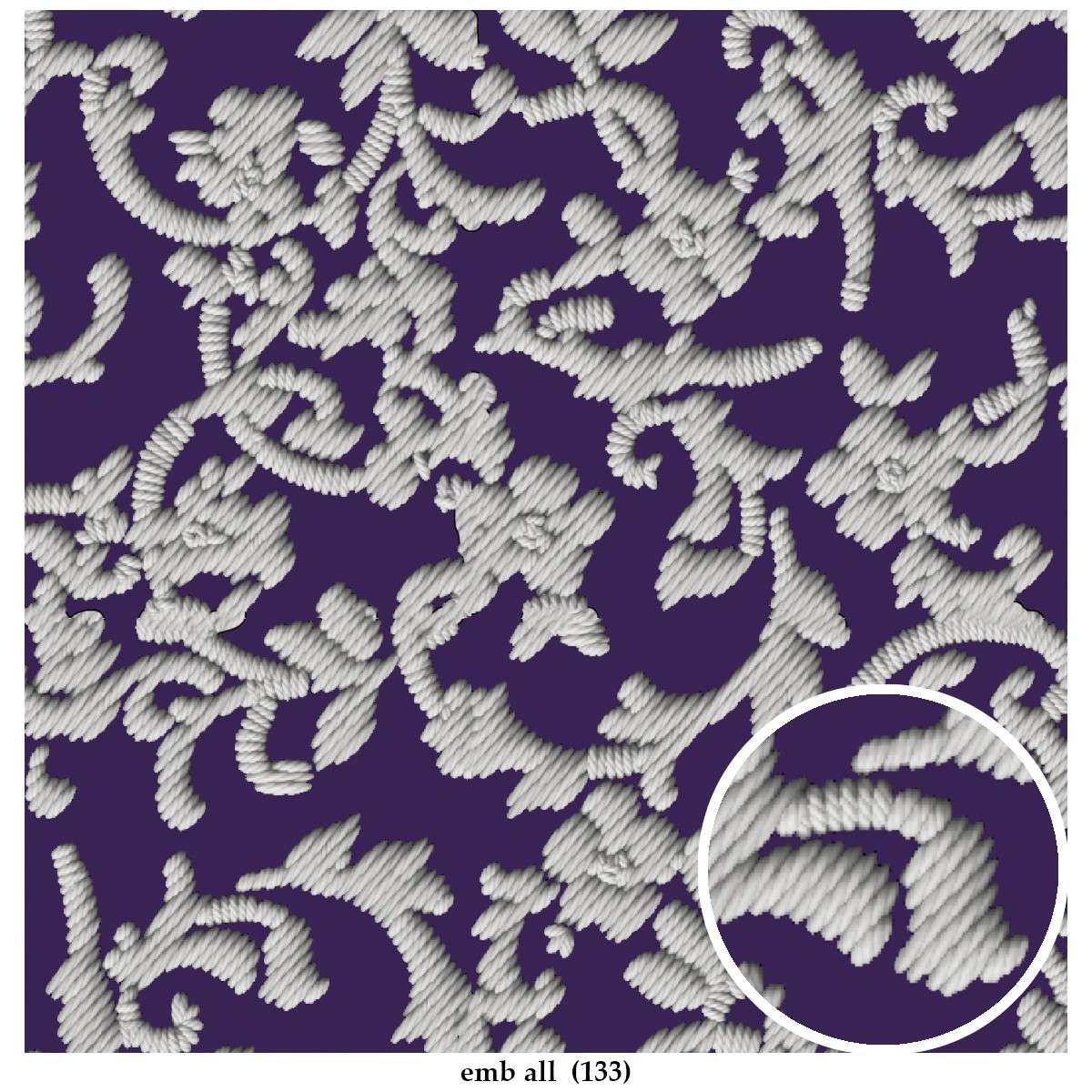 New-Embroidery-look-Big-Flower-Treanding-allover-design
