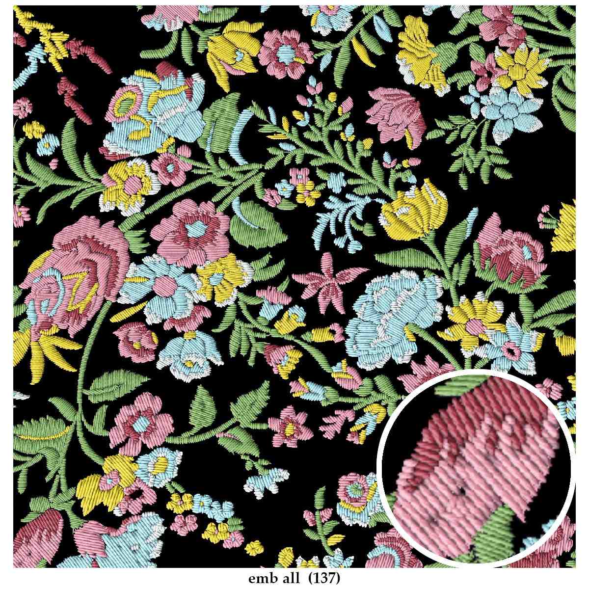 New-Embroidery-look-Big-Flower-Treanding-allover-design