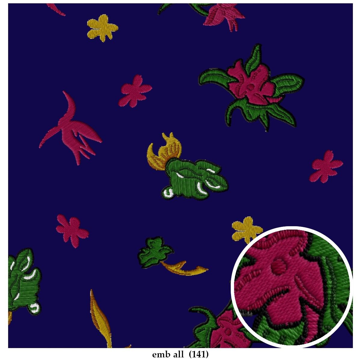 New-Embroidery-look-Big-Flower-Treanding-allover-design